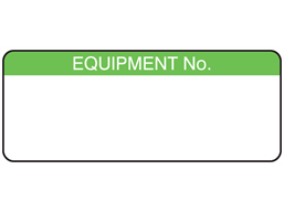 Equipment number label