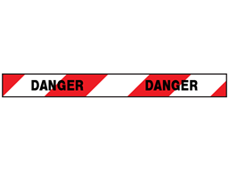 Danger barrier tape