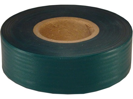 Green flagging tape