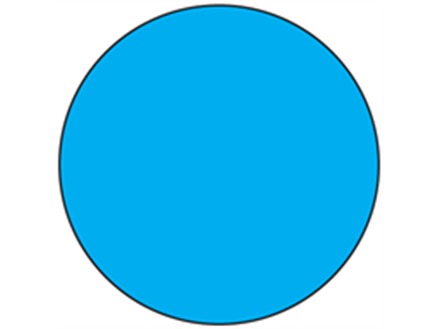 Blue electrical phase label