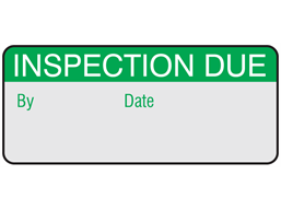 Inspection due aluminium foil labels.