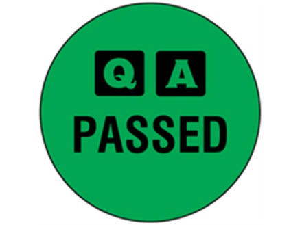 QA Passed label