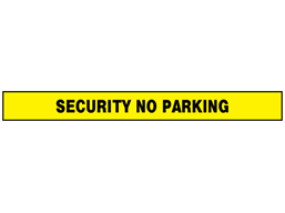 Security no parking barrier tape