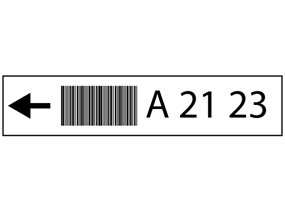 Arrow, Barcode, Text