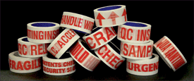 Image of full range of packaging tapes