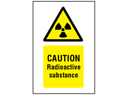 Radiation Warning Sign