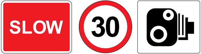 Speeding signs