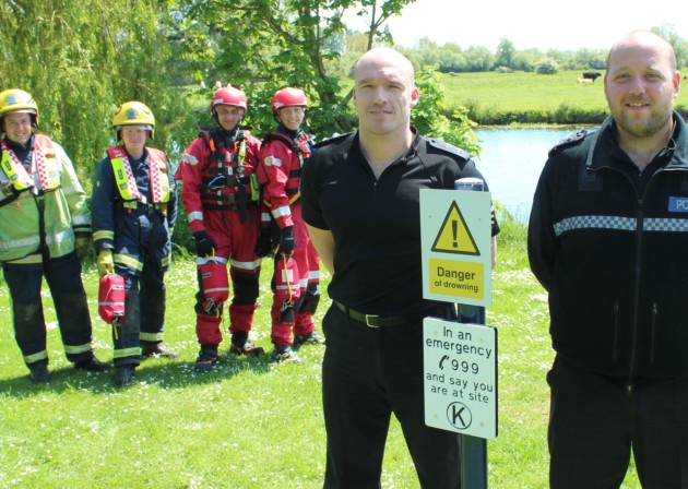 Water safety signs