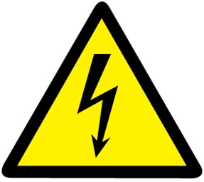 Electrical warning symbol