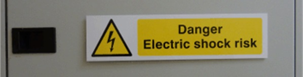 Electric shock notice