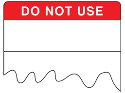Do Not Use Wrap-Around Cable Label