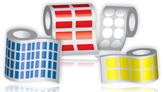 Labels on a roll