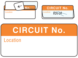 write and seal labels for electrical panels