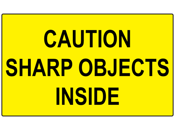 Sharp Objects Label