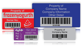 Foil Asset Tags with Barcodes