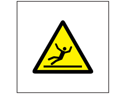 Risk of Slipping Water Safety Sign