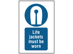 Life Jackets Water Safety Sign